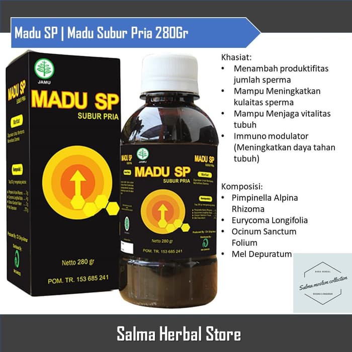 Madu Sp Madu Kesuburan Untuk Pria Bin Dawood Isi 350gr Madu Penyubur Pria Indonesia