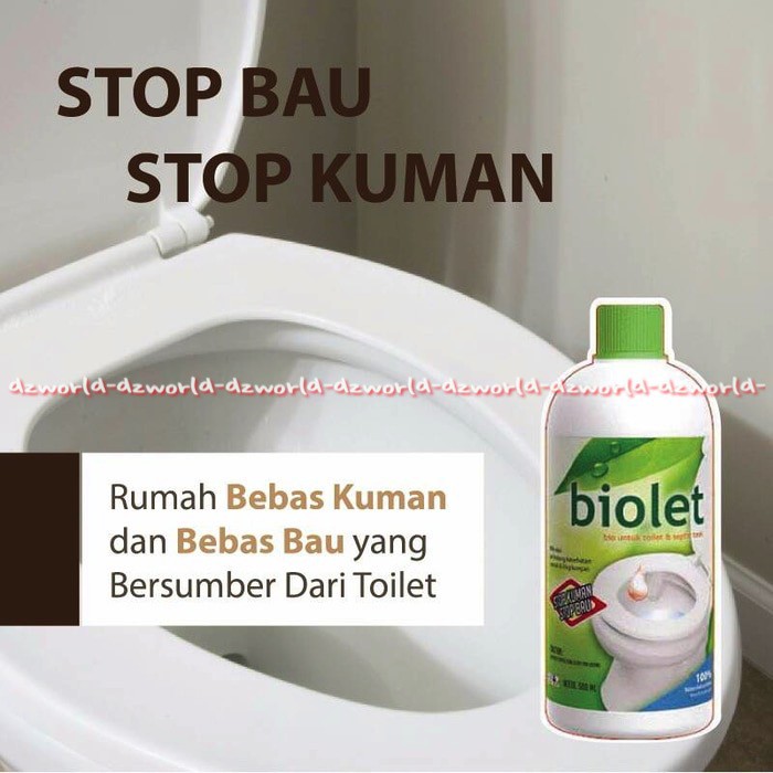 Biolet Anti Mampet Anti Sumbat Dan Anti Bau WC Toilet Kloset