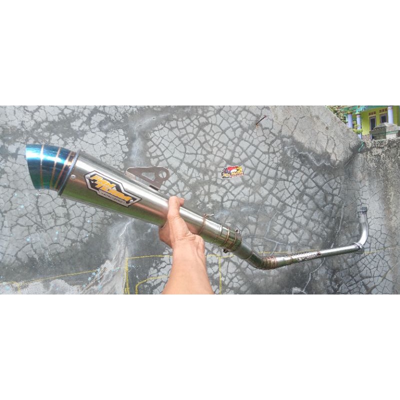 Knalpot PANTERA FANTERA jiksaw kolong for Jupiter, Vega, Supra,  Blade, Revo, kharisma, dll
