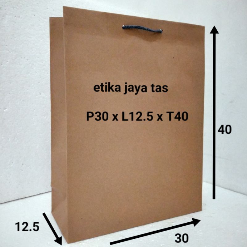 paperbag /tas kertas P30xL12.5xT40