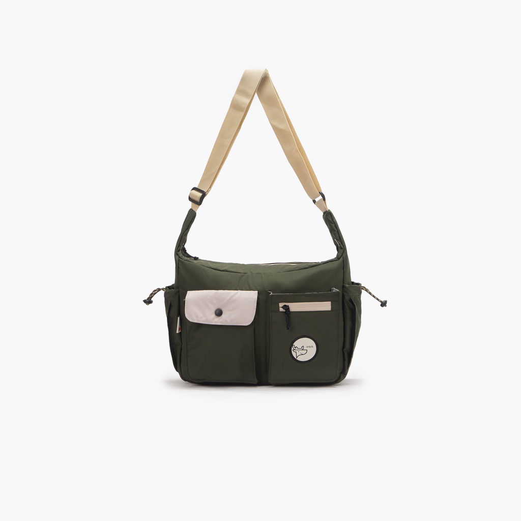 TAS SELEMPANG SLINGBAG LAPTOP OMOCHA ARMY