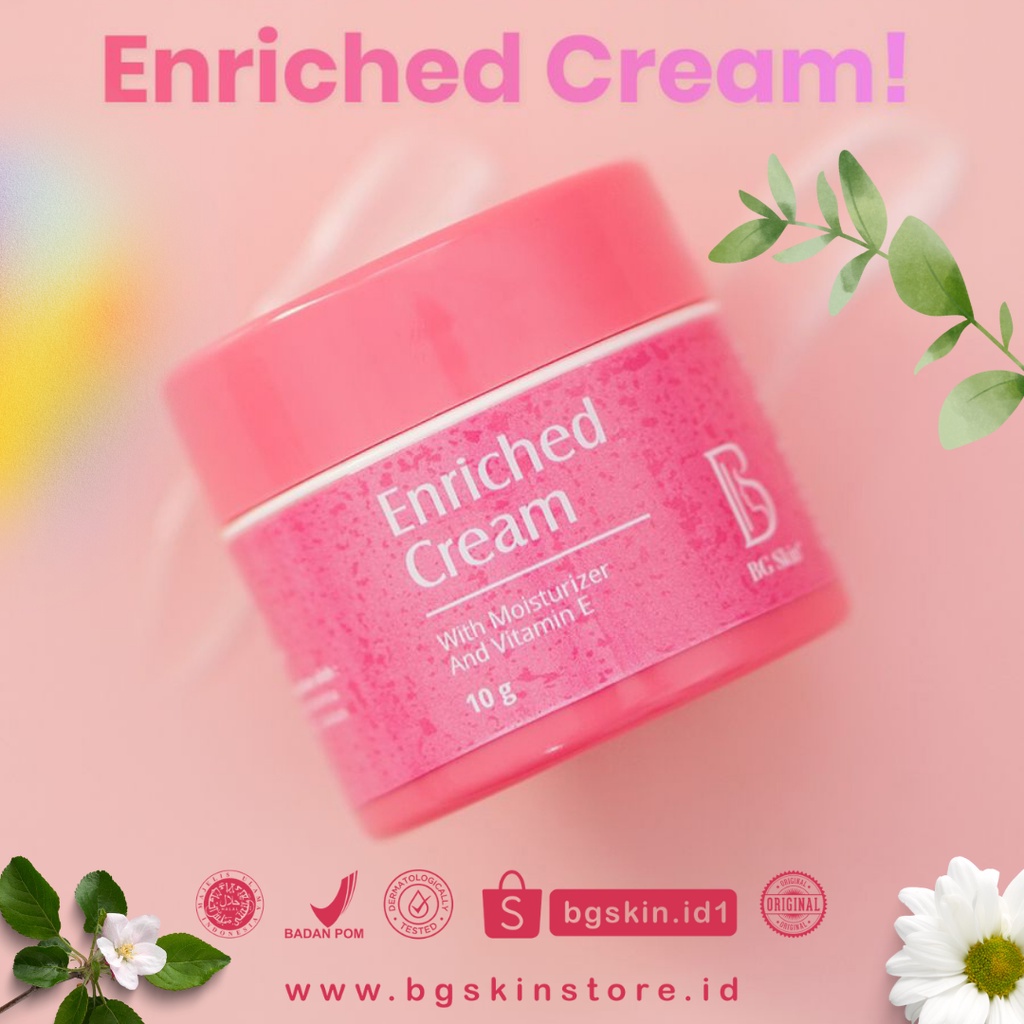 Jual [BG SKIN] Enriched Cream/Moisturizer/Skin Repair | Shopee Indonesia