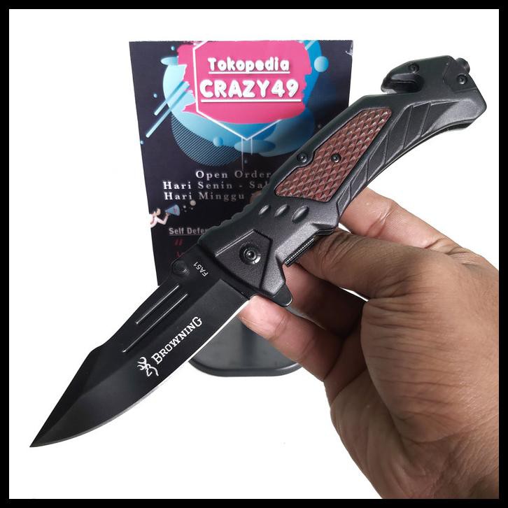 Pisau Lipat Browning Fa51 Exsclusive / Pisau Lipat / Survival Kit