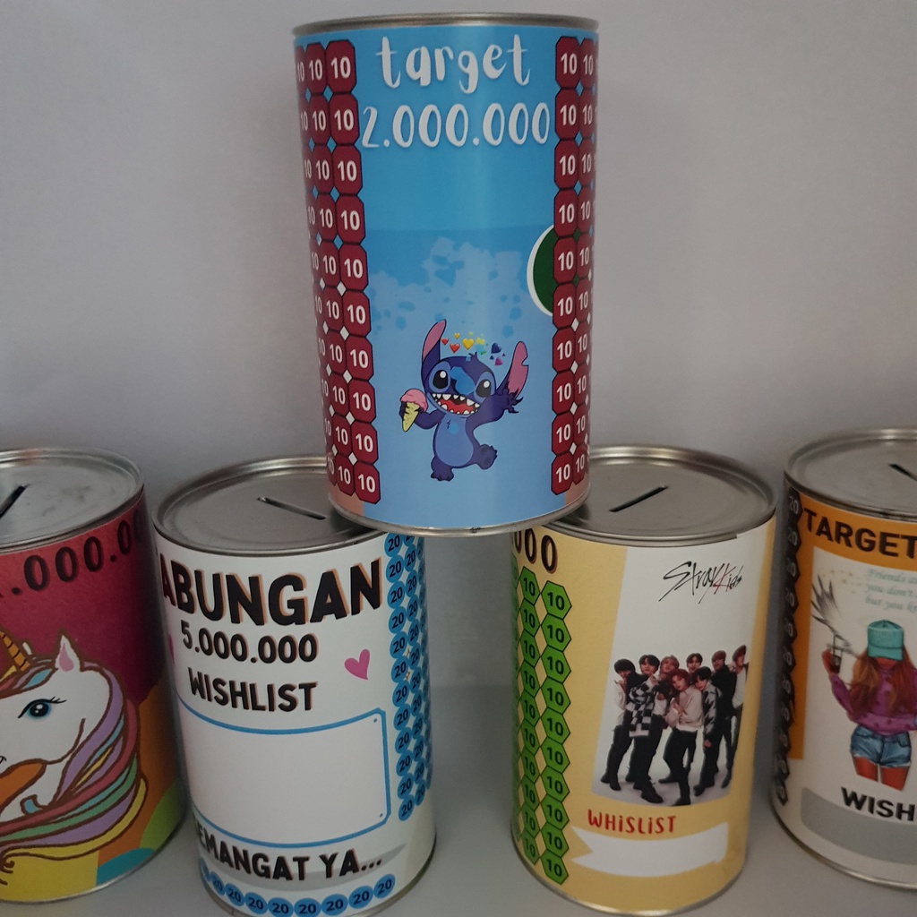 Celengan Target 1juta Tabungan Masa depan