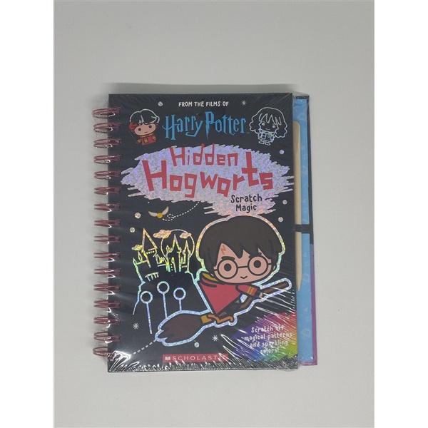 

TERMURAH HARRY POTTER MERCHANDISE BUKU SCRATCH MAGIC HIDDEN HOGWARTS ORIGINAL IMPORT