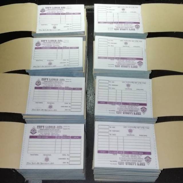 Jual Nota Custom 1 8 Folio 2 Rangkap Free Desain Indonesia Shopee Indonesia