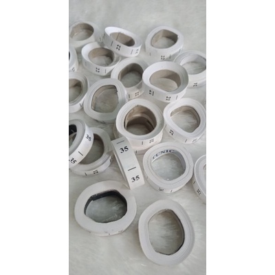 Label Baju Size Baju Angka Sablon