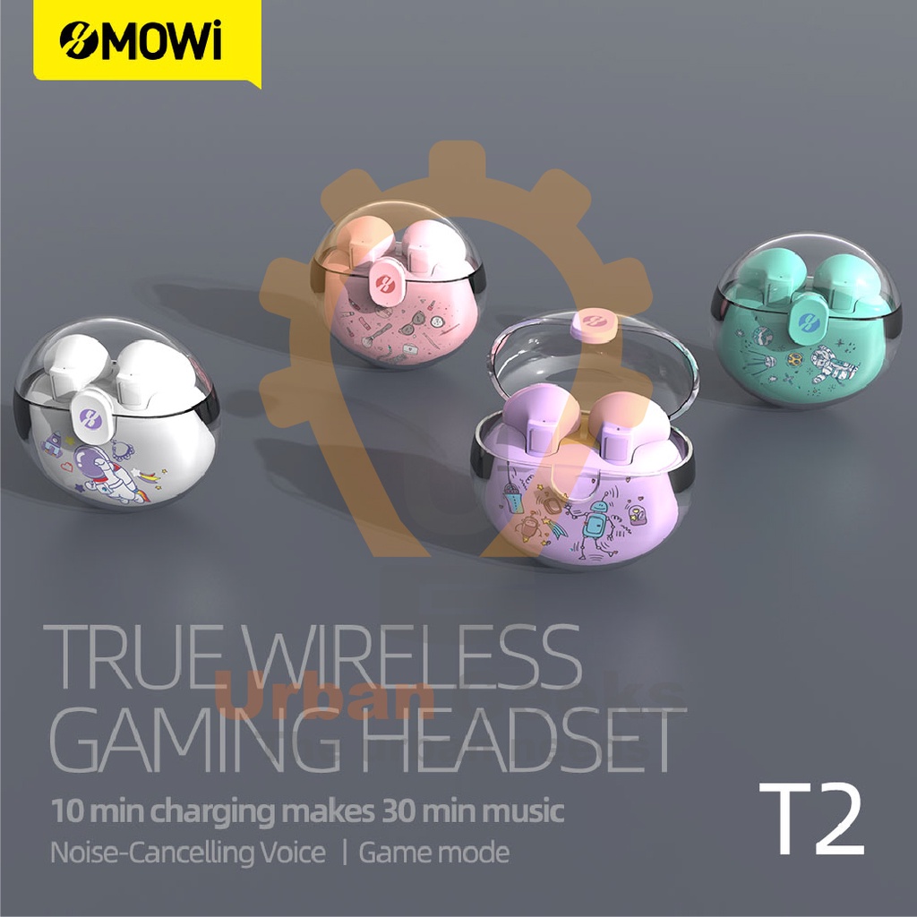 Earphone TWS Music Gaming Low Latency Plextone XMOWI T2