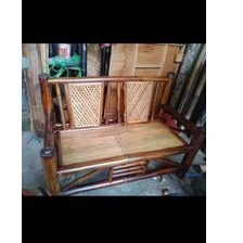 Kursi Bambu Teras Panjang