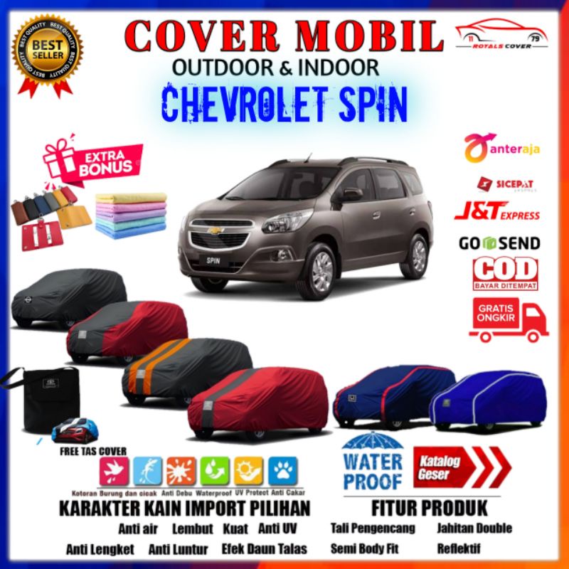 Cover Mobil Chevrolet Spin / Selimut Mobil Chevrolet Spin / Selimut Mantel  Tutup Pelindung Outdoor