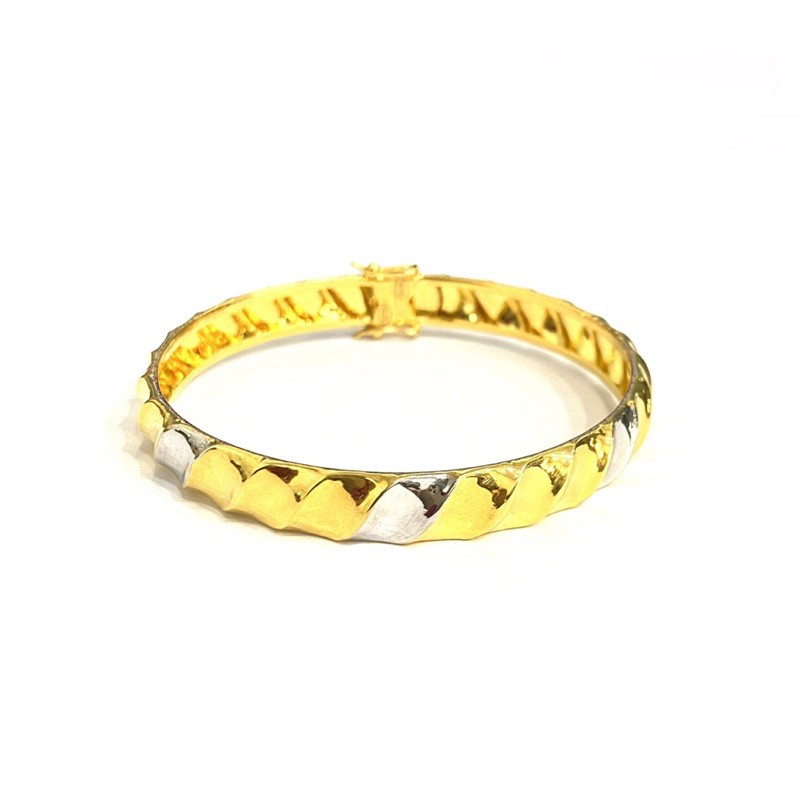 Gelang Bangkok Model Tsunami 5graman Gelang Emas Asli Kadar 700