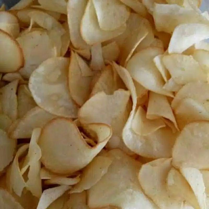 

cemilan keripik singkong asin gurih original murah 500 gram