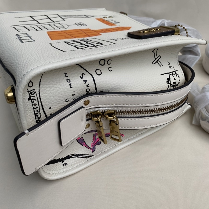 Coach X Jean-Michel Basquiat Rogue 25 White (c6887)