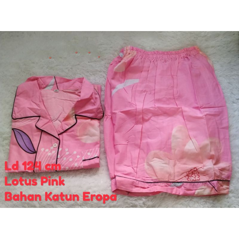 piyama wanita/baju tidur wanita hp katun eropa jumbo