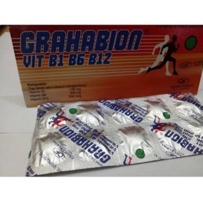 GRAHABION TABLET PER STRIP VITAMIN NEUROTROPIK