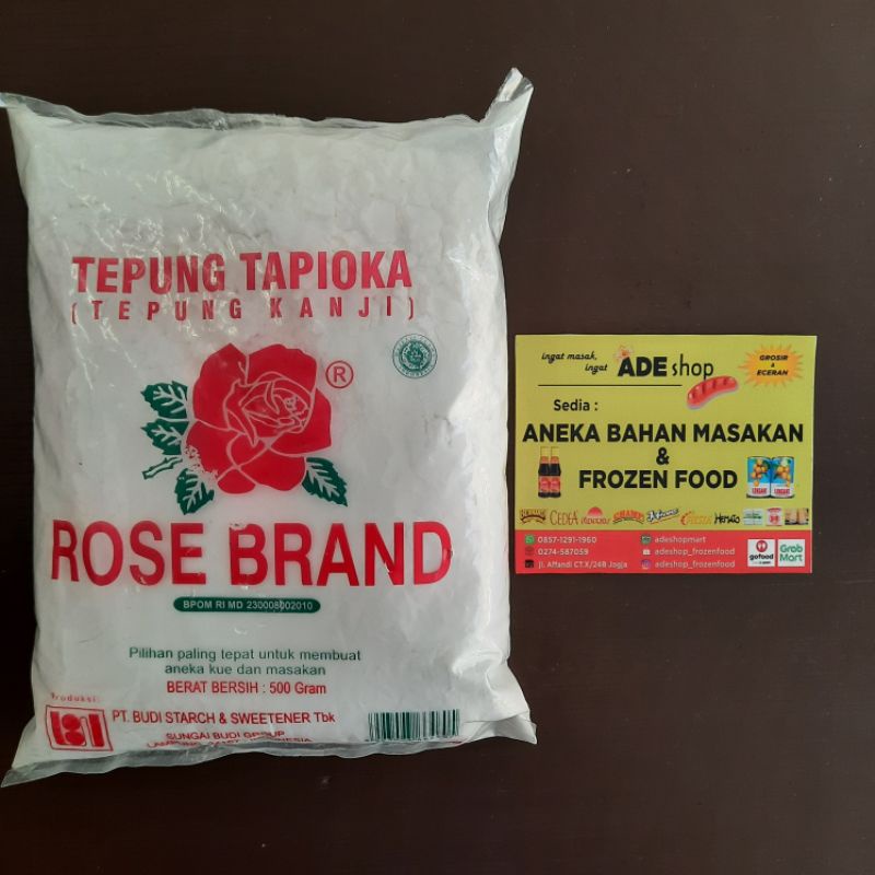 

tepung tapioka kanji rose brand 500 gr