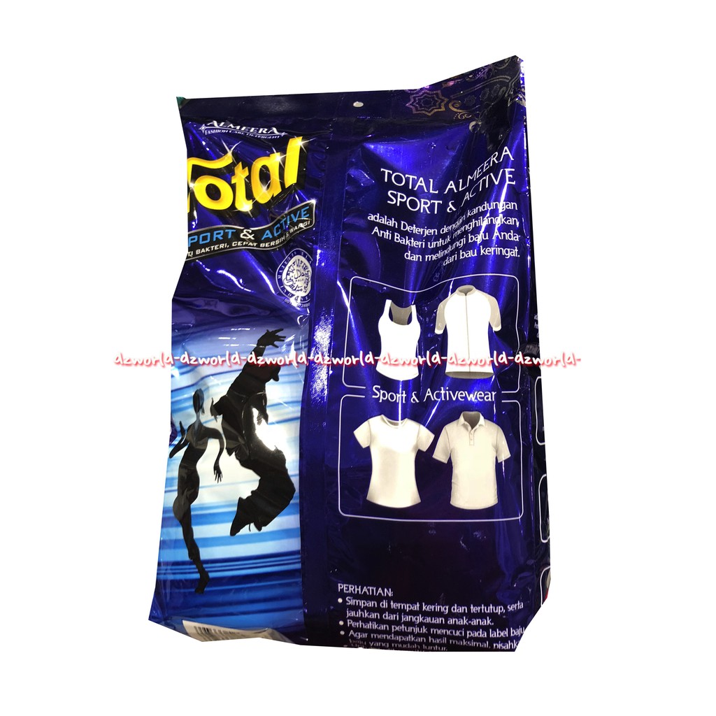 Total Sport Active Almeera Sabun Cuci Detergent 800gr Detergent Powder Detergen Bubuk