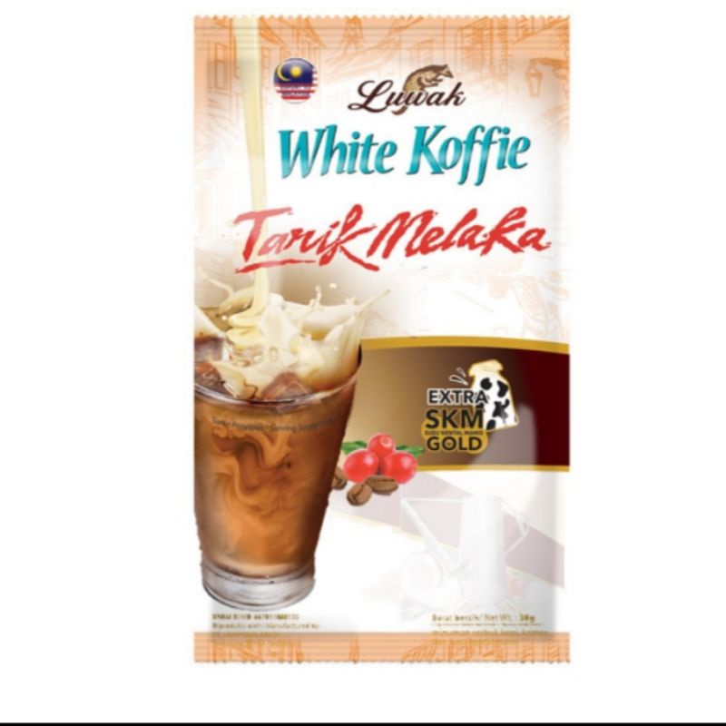 

White koffie 20 Gr isi 10 sachet