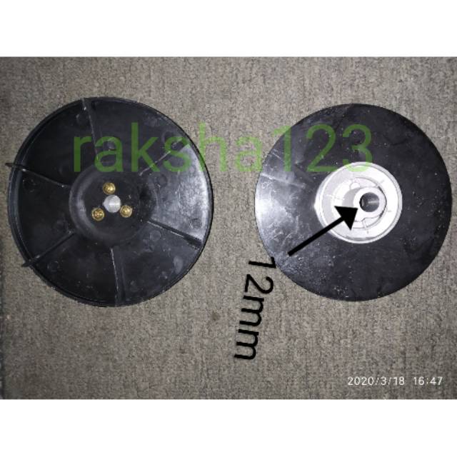 PULLEY/CAKRAM DINAMO Mesin Cuci As 12mm
