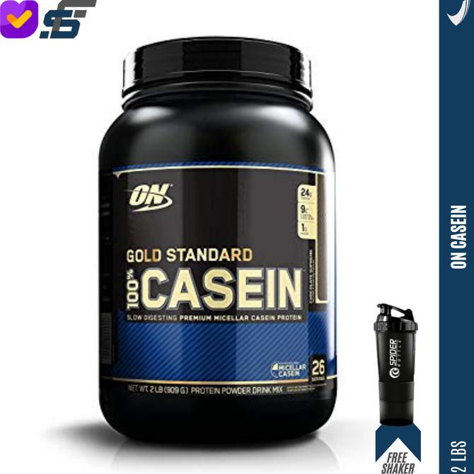 On Casein 2lbs 2 Lbs 2lb 2 Lb Optimum Nutrition Whey Protein Casein Shopee Indonesia