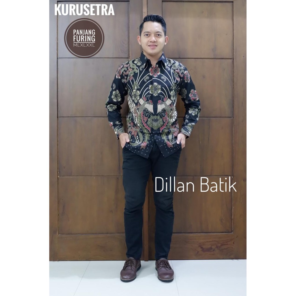 KURU SETRA DILLAN KEMEJA BAJU BATIK PRIA SOLO LENGAN PANJANG PENDEK LAPIS FURING ATASAN BATIK PREMIUM MODERN KATUN HALUS KUKILO KEMBAR KURUSETRA MAHKOTA BIRU NAGA PUSPA NAKULA MADRA NARENDRA KUSUMA NAWASENA PARANG BIRU PARANG BUNG PARANG GRANITAN PARANG