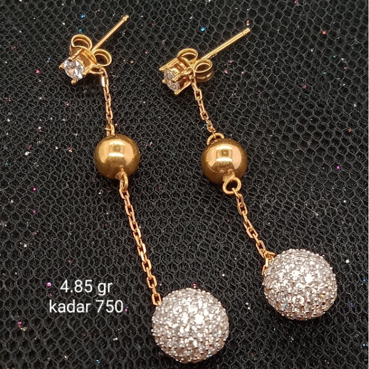 Anting Emas 17 K - 4.85 gr Kadar 750 - 3572