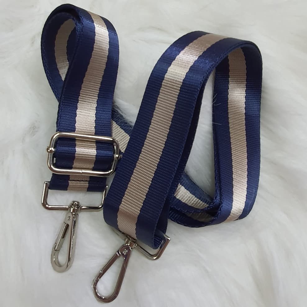 Reno stripes Canvas adjustable bag strap