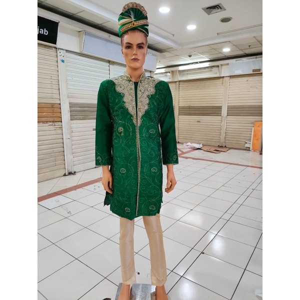 Set Baju sherwani india cowok plus syal/ sherwani India/ stelan cowok / baju india cowok//baju India import