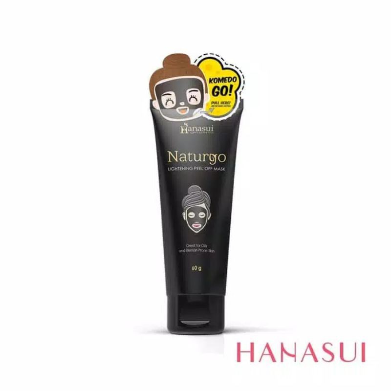 ❤️G.A.SHOP❤️ HANASUI BLACK MASK TUBE / MASKER NATURGO