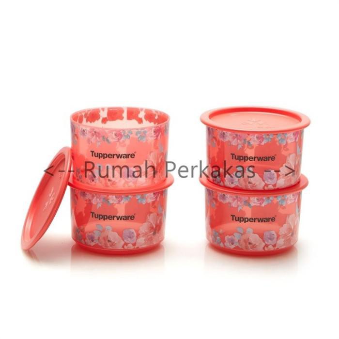 (DISKON FLASH SALE) Tupperware Magnolia Canister 575ml 4pcs TERMURAH