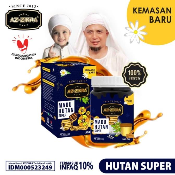 

Madu Az-Zikra Az Zikra Azzikra Hutan Super 500Gr Asli Original - Hutan Moomtaz