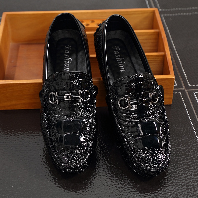 COD Fashion Sepatu Pria Kasual Loafers Import Sepatu Formal Slip On Keren Sepatu Kantor Tanpa Tali Santai Kerja 106