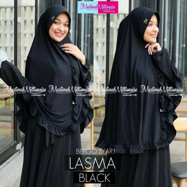 Bergo Syar'i Lasma bahan Jersey