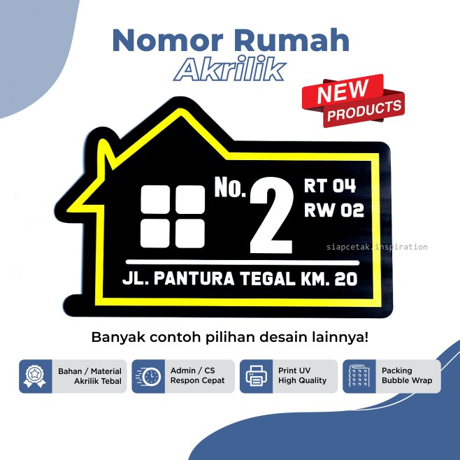Nomor No Papan Huruf Nomer Rumah Acrylic Acrilic Akrilik Angka Minimalis Alamat Custom Dan Unik Dind