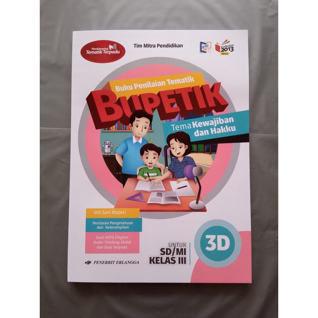 BUPETIK Erlangga SD/MI Kelas 3D