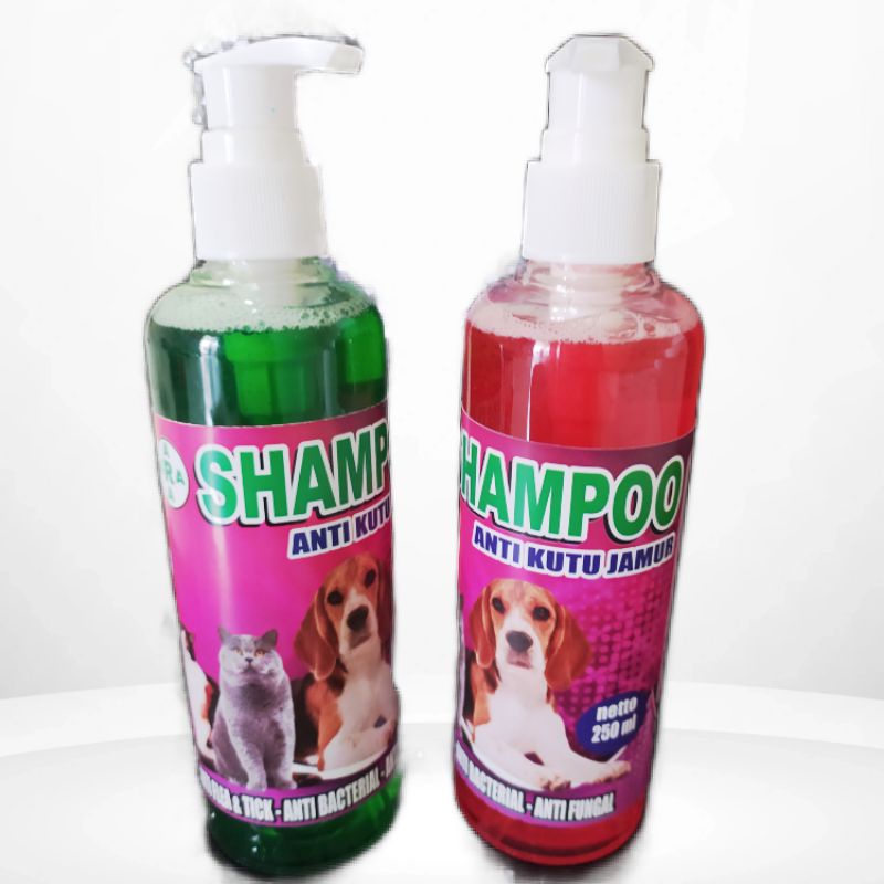 shampo kucing 250ml pelebat bulu dan anti kutu jamur