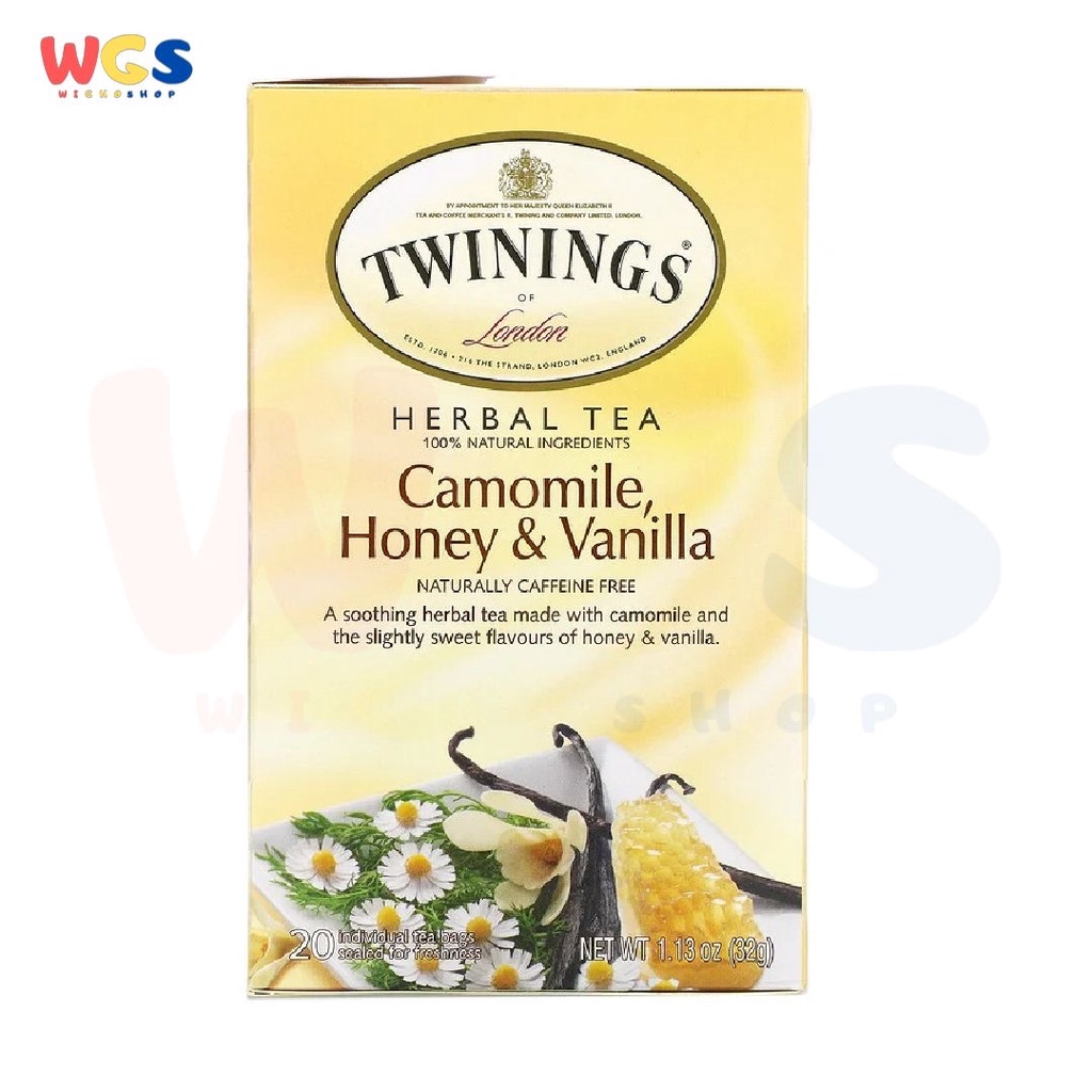 Twinings of London Camomile Honey &amp; Vanilla Herbal Tea 20s 1.6g