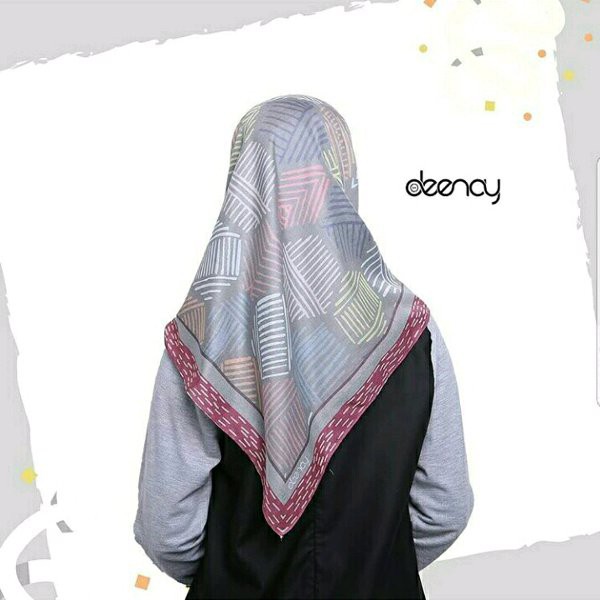 Deenay Hijab - Kerudung Deenay - Jilbab Deenay Voal Premium Motif Sinai -ORI