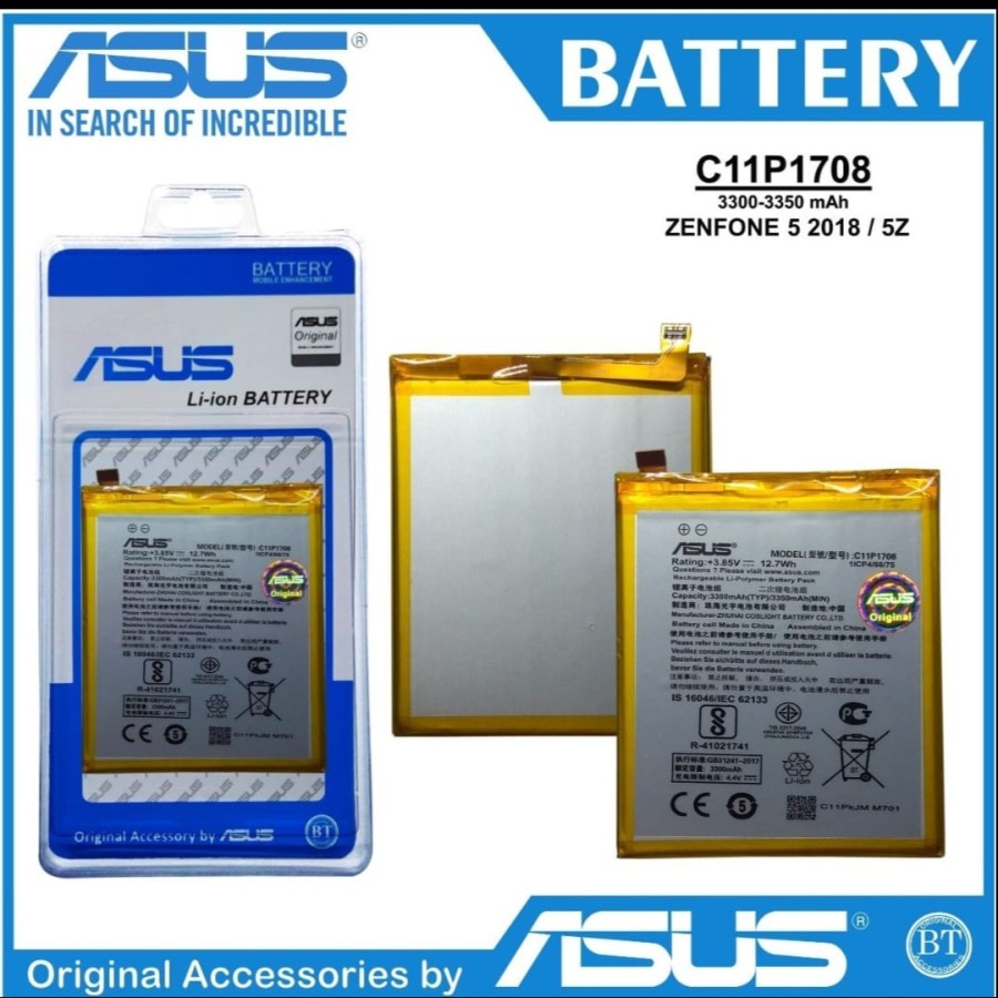 BATERAI BATTERY BATRE ASUS ZENFONE 5Z - 5 2018 ZE620KL C11P1708 ORI BT BATERAI