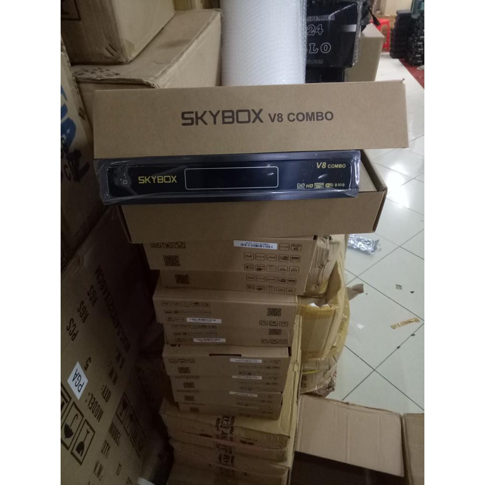 EMANG OKE Receiver Parabola Skybox V8 Combo