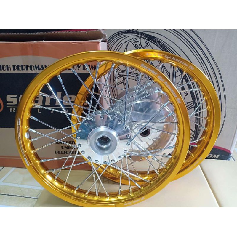 velg jari jari ring 14 Vario 125 Vario 150 tromol crome velg scarlet