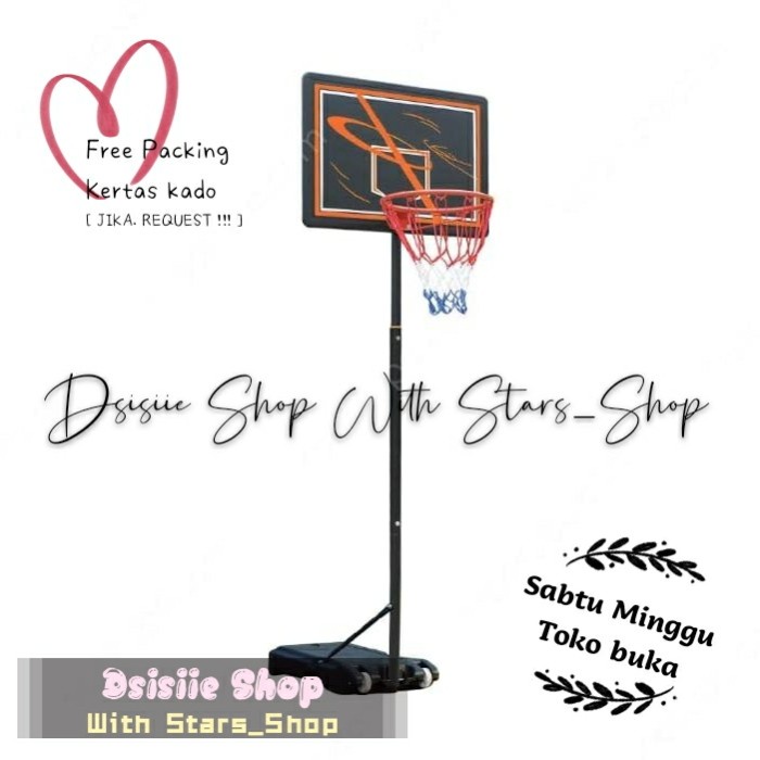 [BISA COD} Berwyn Stand Basket Portable / Ring Basket Berwyn Original