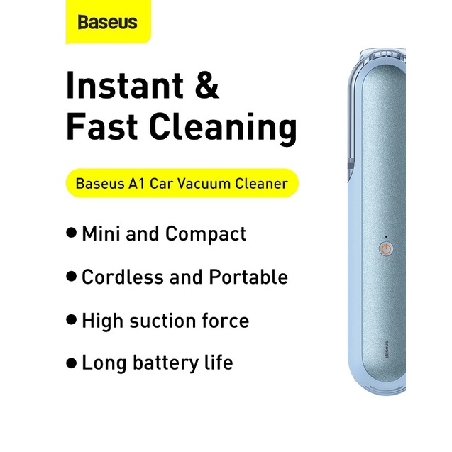 Baseus A1 Vacuum Cleaner Portable Penyedot Penghisap Debu Mobil Rumah