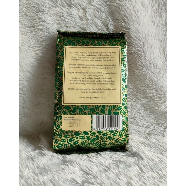 Robusta Singa Coffee/Kopi Bubuk Singa 180 gr