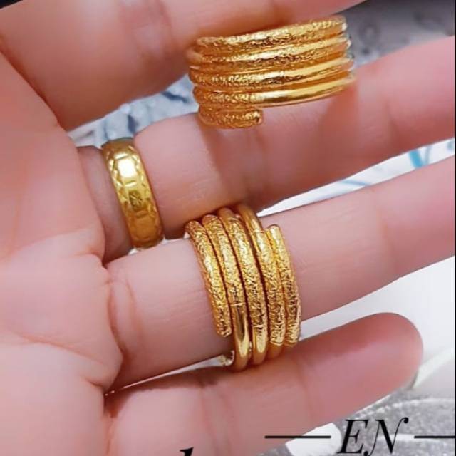 Cincin lapis emas 24k