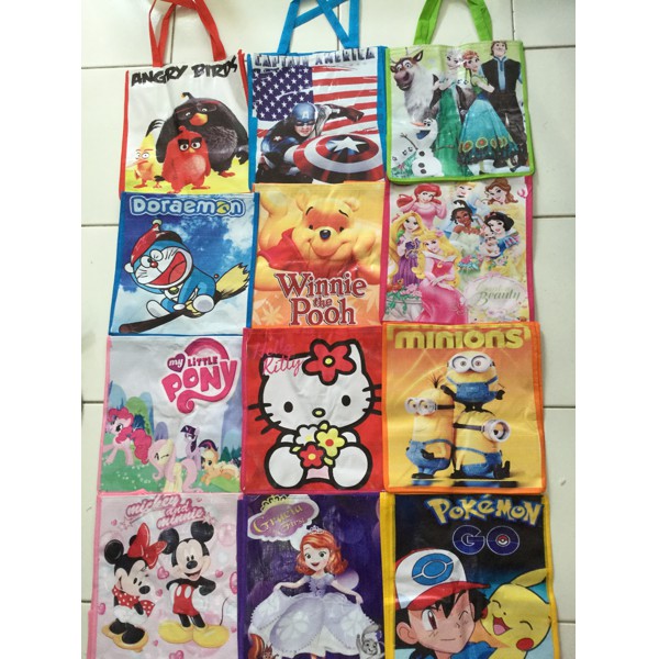 Tas Tenteng baner bento souvenir goodiebag ultah anak murah