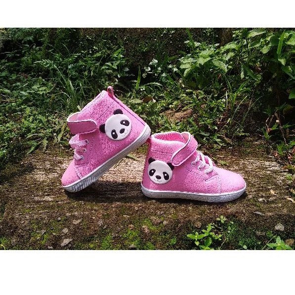 sepatu sneaker boots anak motif panda 26-30