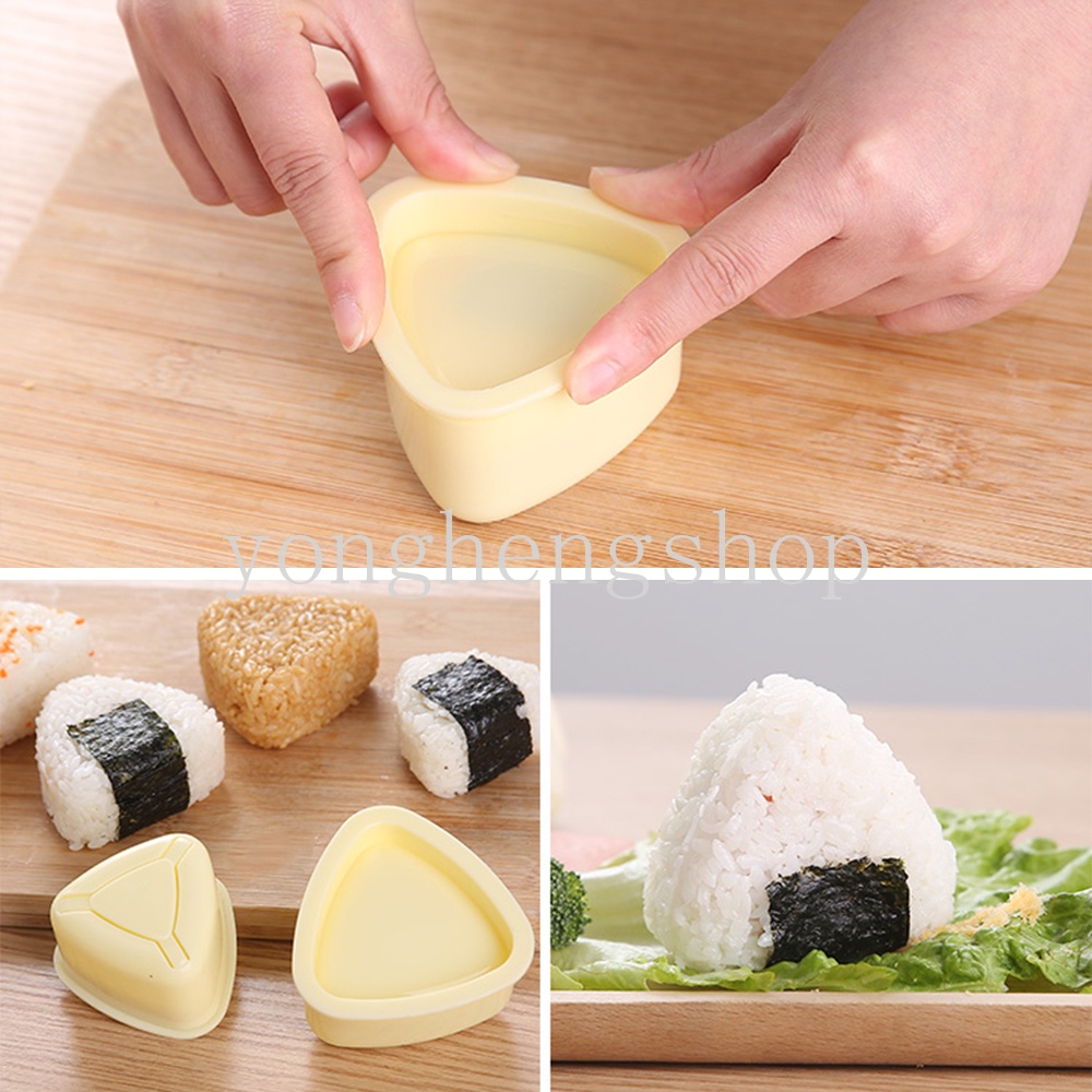 Cetakan Sushi / Onigiri / Bento Bentuk Kartun Peppa Pig DIY