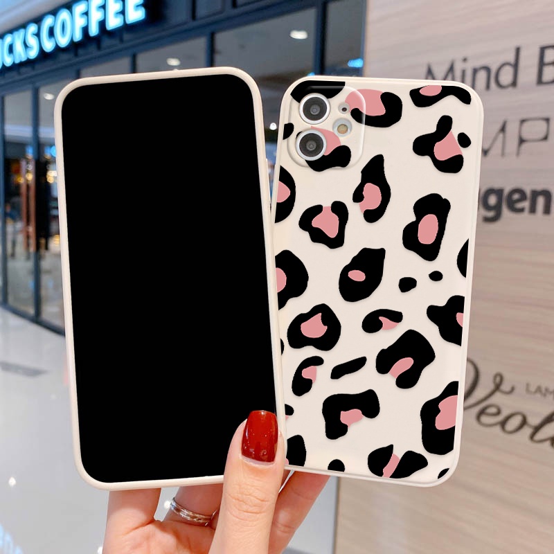 Soft Case TPU Motif Leopard Untuk Realme C25Y C21Y 9i 8i 7i 6i 5i 8 7 5 9 Pro Plus 8 Pro C25 6s 5s C2 C3 50A 6i C21 C15 C11 C20 30A C30A