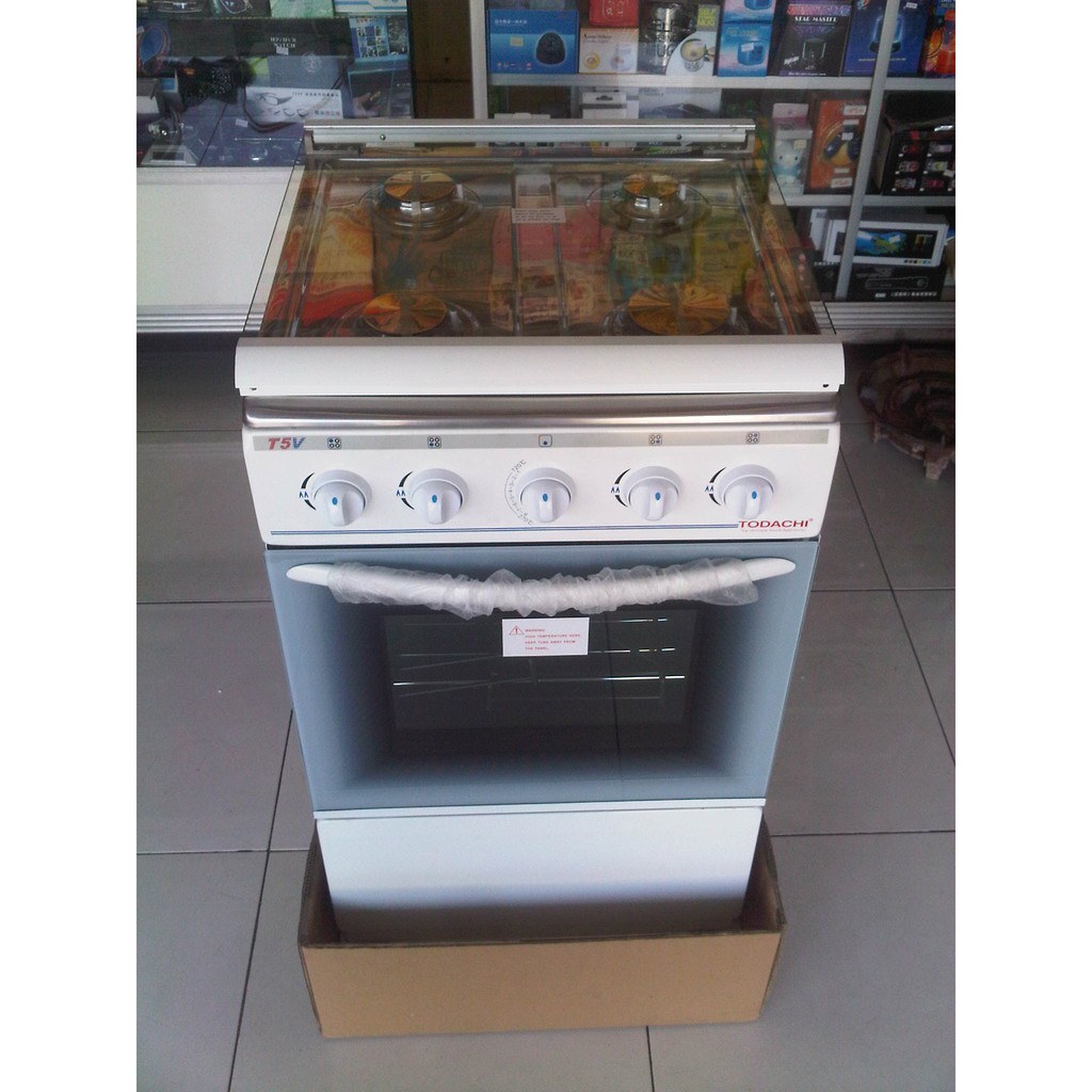 Kompor Gas 4 Tungku Todachi Oven Shopee Indonesia